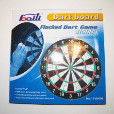 Dart Board 30cm - double-side si 4 sageti