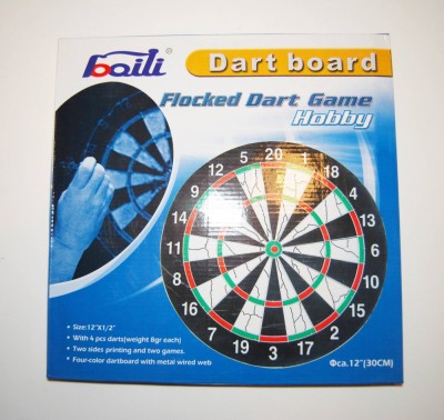 Dart Board 30cm - double-side si 4 sageti foto