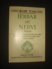 Gheorghe Tomozei - Ierbar de nervi foto