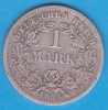 (11) MONEDA DIN ARGINT GERMANIA - 1 MARK 1874, LIT. F, NECURATATA, Europa