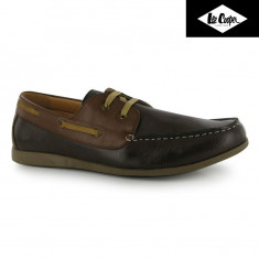 Pantofi originali Lee Cooper Tao PU Dk Brown/Cognac foto