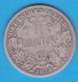 (7) MONEDA DIN ARGINT GERMANIA - 1 MARK 1874, LIT. A, NECURATATA, Europa