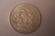 NUMISMATICA-MONEDE STRAINE 25 PESOS-SILVER=1968-MEXICO foto