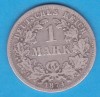 (8) MONEDA DIN ARGINT GERMANIA - 1 MARK 1874, LIT. F, NECURATATA, Europa