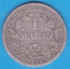 (7) MONEDA DIN ARGINT GERMANIA - 1 MARK 1875, LIT. B, PURITATE 900, NECURATATA, Europa