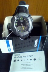 Ceas Casio HDC 600 negru, baterie 10 ani, manual, garantie -original-IN STOC foto