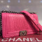 Geanta Chanel Le Boy Chevron Medium Size * Piele Ecologica First Class Premium *