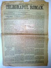 Ziar antebelic TELEGRAFUL ROMAN Nr. 107 Sibiu 1913 - anunturi, reclame foto