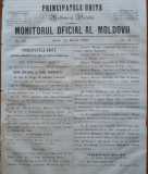 Cumpara ieftin Principatele Unite , Monitorul oficial al Moldovii , Iasi , nr. 43 , 1859