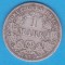 (9) MONEDA DIN ARGINT GERMANIA - 1 MARK 1875, LIT. C, PURITATE 900, NECURATATA