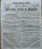 Cumpara ieftin Principatele Unite , Monitorul oficial al Moldovii , Iasi , nr. 47 , 1859