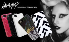 Husa iPhone 4 4S Neagra Lady Gaga foto