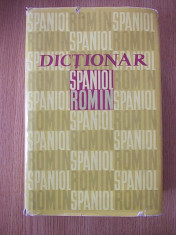 DICTIONAR SPANIOL ROMAN- N. FILIPOVICI- cartonata, supracoperta-contine 1012 p foto