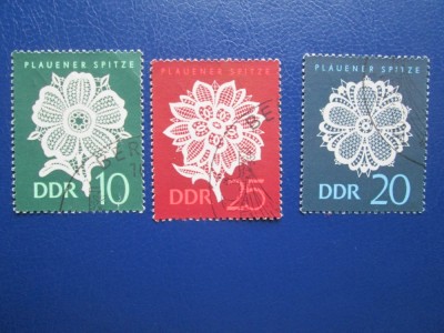 TIMBRE GERMANIA DDR STAMPILATE SERIE foto