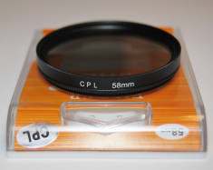 Filtru CPL 58mm Green.L dHD - Polarizare circulara foto