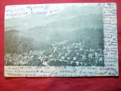 Ilustrata clasica -Sinaia circulat 1903 foto