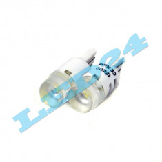 Bec Led w5w T10 3 SMD 1206 cu lupa foto