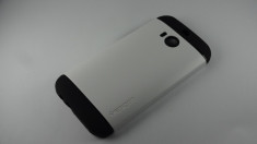 Husa HTC One M8 Carcasa Spigen Slim Armor ALB Super Protectie foto