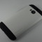 Husa HTC One M8 Carcasa Spigen Slim Armor ALB Super Protectie