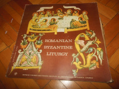 XXX DISC VINIL ROMANIAN BYZANTINE LITURGY ECE 01969-1970 foto