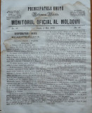 Principatele Unite , Monitorul oficial al Moldovii , Iasi , nr. 57 , 1859