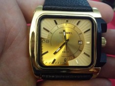 Ceas DIESEL NOU - Model 5BAR - Cadran Patrat, Quartz, Barbatesc foto