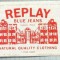 347 -EMBLEMA- REPLAY - BRAND RENUMIT DE IMBRACAMINTE -starea care se vede