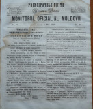 Principatele Unite , Monitorul oficial al Moldovii , Iasi , nr. 58 , 1859