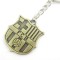 Breloc material f usor BARCELONA metal + cutie simpla cadou
