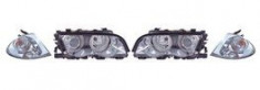 SET FAR 2XH7 TUNING CROM+SEMNAL ANGEL EYES BMW 3 E46 98-01 foto