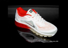 Adidasi Nike AIR MAX AIRMAX 90 alb-rosu foto