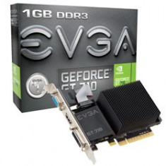 Placa video EVGA ,VGA ,GT710 ,1GB ,Slot dual ,passiv foto