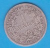 (6) MONEDA DIN ARGINT GERMANIA - 1 MARK 1875, LIT. F, PURITATE 900, NECURATATA, Europa