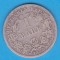 (6) MONEDA DIN ARGINT GERMANIA - 1 MARK 1875, LIT. F, PURITATE 900, NECURATATA