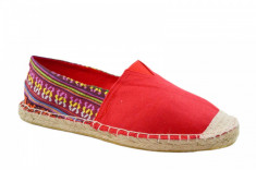 Espadrile barbatesti rosii, model Colors Vintage Red foto