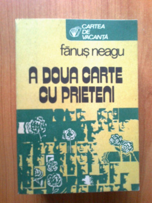 g0 A doua carte cu prieteni - Fanus Neagu foto