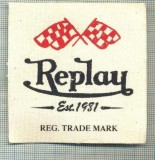 375 -EMBLEMA- REPLAY - BRAND RENUMIT DE IMBRACAMINTE -starea care se vede