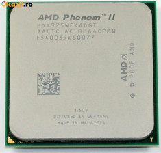 Procesor Quad Core Am3 AMD Phenom II X4 925 2.8Ghz 6MB L3 95W Tray HDX925WFK4DGI foto