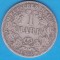 (2) MONEDA DIN ARGINT GERMANIA - 1 MARK 1876, LIT. C, PURITATE 900, NECURATATA