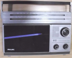 radio vechi de colectie functional philips 4 lungimi de unde FM etc foto