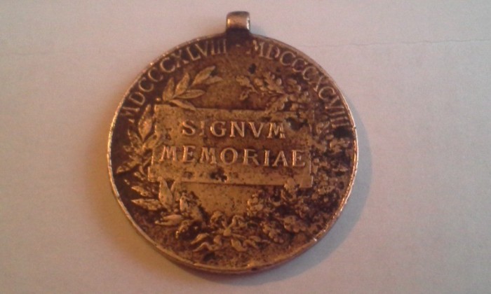 SIGNUM MEMORIAE FRANZ IOSIF BRONZ