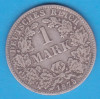 (11) MONEDA DIN ARGINT GERMANIA - 1 MARK 1875, LIT. D, PURITATE 900, NECURATATA, Europa