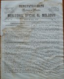 Cumpara ieftin Principatele Unite , Monitorul oficial al Moldovii , Iasi , nr. 78 , 1859