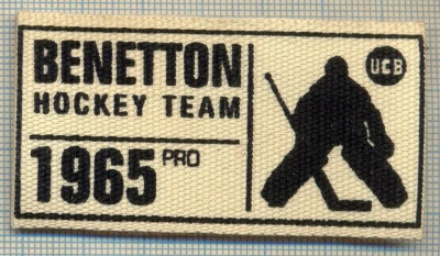 361 -EMBLEMA- BENETTON HOCKEY TEAM - ECHIPAMENT SPORTIV -starea care se vede foto