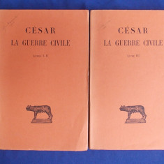 IULIUS CESAR - LA GUERRE CIVILE ( BELLUM CIVILE ) * 2 VOL. - PARIS - 1936 #