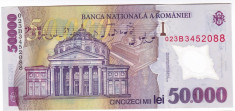 Bancnota 50.000 lei ( 50000 ) 2001 , polymer PERFECT UNC (1) foto