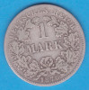 (3) MONEDA DIN ARGINT GERMANIA - 1 MARK 1876, LIT. H, PURITATE 900, NECURATATA, Europa