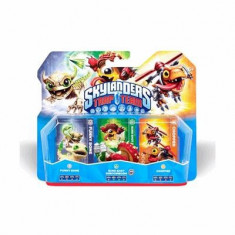 Set 3 Figurine Skylanders Trap Team Funny Bone Shure Shot Shroomboom Chopper foto