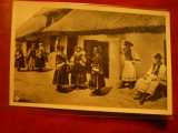 Ilustrata Costume populare Baranya Ungaria , interbelica