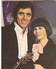 CPI (B6742) CARTE POSTALA - SACHA DISTEL SI MIREILLE MATHIEU